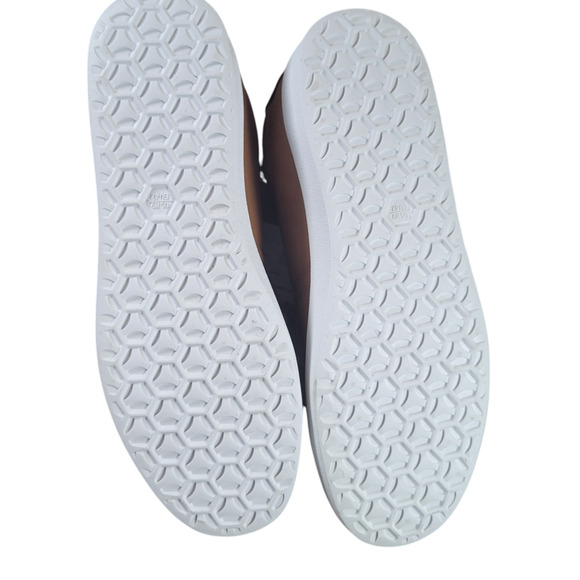 Royal Class Men's Dress Sneaker Size 9 Vegan Leather Casual Brown Lace Up Casual - Picture 5 of 11